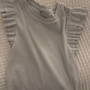 Zara ruffle top